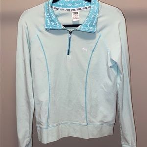 Pink quarter zip